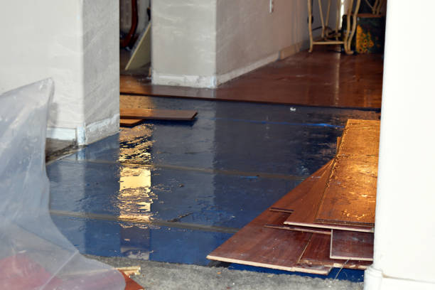 Professional Flood Cleanup technician working in Westville, OK